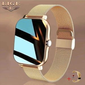 LIGE Full Touch Bluetooth Calling Multifunctional Smartwatch BW0242 (GT20)
