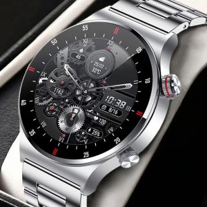 LIGE ECG PPG NFC Amoled Calling Smartwatch Silver BW0382