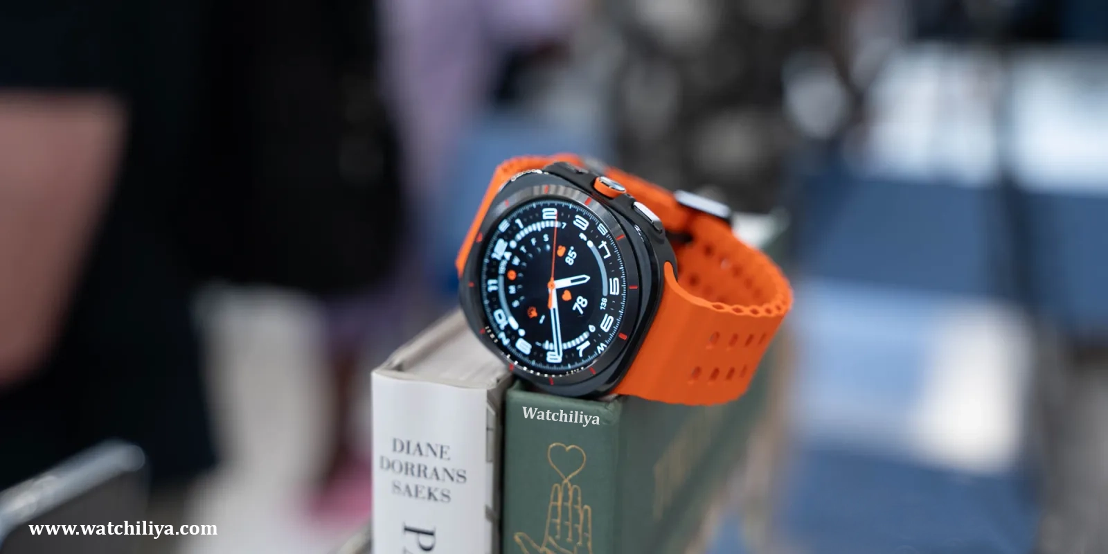 Galaxy Watch 7 Ultra Titanium New Design Smartwatch AA Orange - Image 3