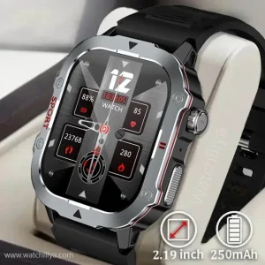 Always on Display Bluetooth Calling Rugged Waterproof Smartwatch