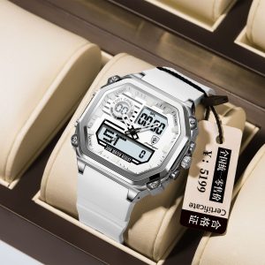 Poedagar double display electronic watch casio style