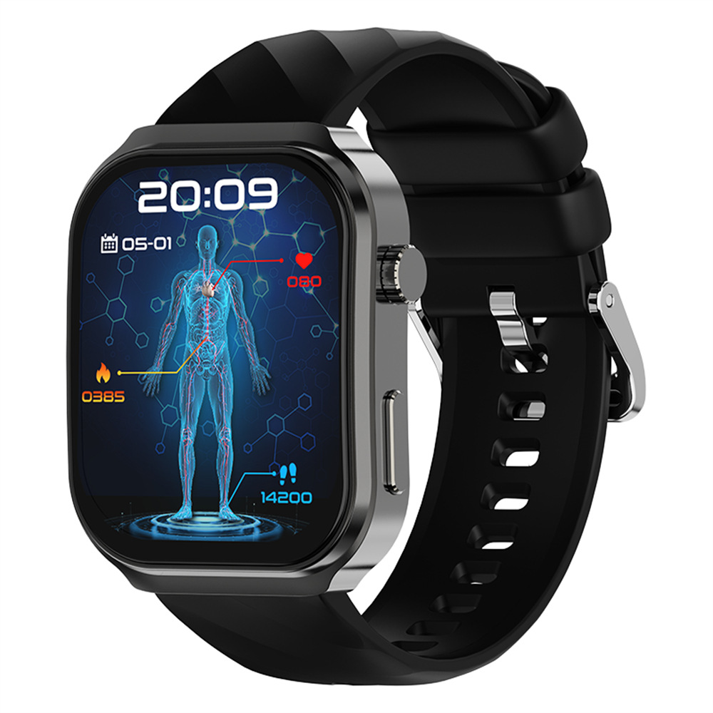 LIGE 3D Curved New AI Healthy Diagnose Smart Watch Blood Lipid Uric Acid Bluetooth Call Blood Pressure Health Smartwatch Men Women - Image 6