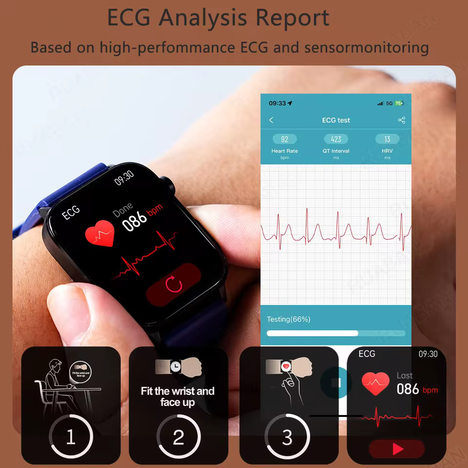 Blood Sugar Monitoring ECG/PPG Medical Grade Smartwatch 2025 - Image 7