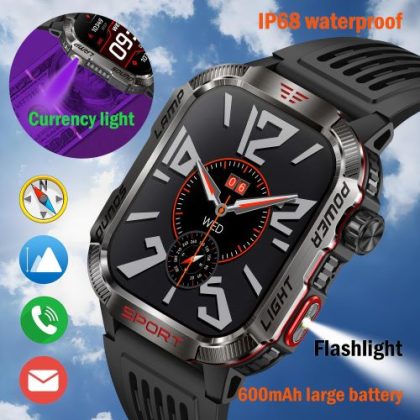 LIGE Money Detection Bluetooth Calling Rugged Waterproof Smartwatch