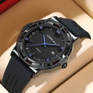 CRRJJU Luxury Fashion Casual Men's Waterproof Quartz Watch